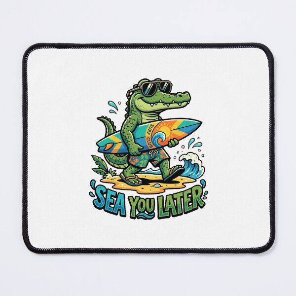 Item preview, Sea You Later Funny Summer Beach Tee designed and sold by 7Four1 Designs.