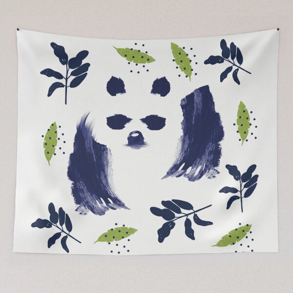 Item preview, Botanical Panda designed and sold by IvysCreativityHouse.