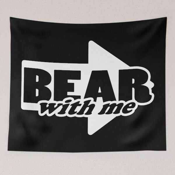 Item preview, Bear with me (white) designed and sold by ItBearlyFits.