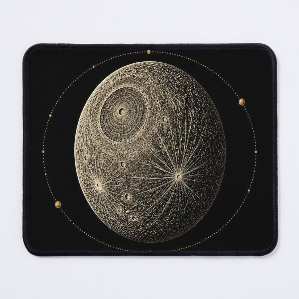 Item preview, Mercury Dark Academia Astronomical Engraving designed and sold by SunnyDesign82.