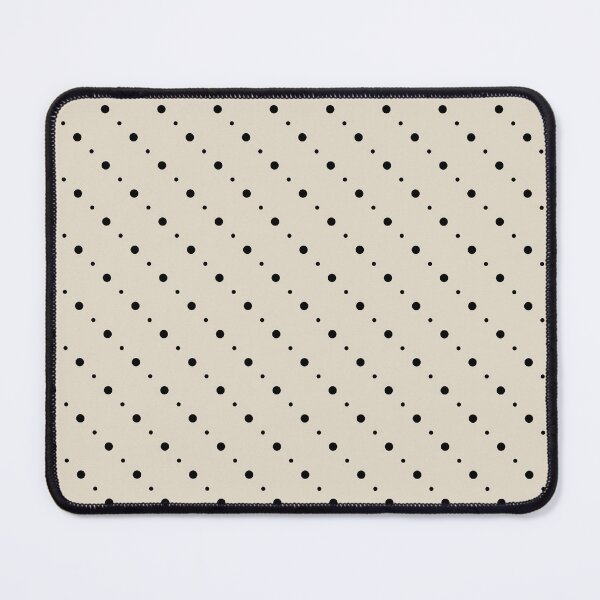 Item preview, Bone & black diagonal polka dot designed and sold by Mint + Midnight.