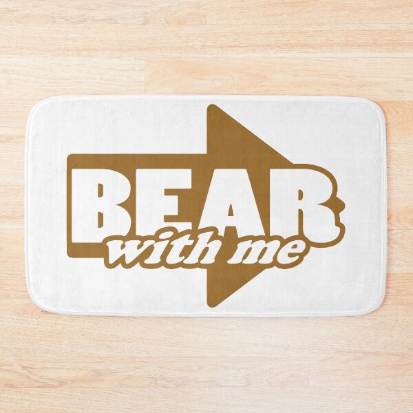 Item preview, Bear with me (brown) designed and sold by ItBearlyFits.