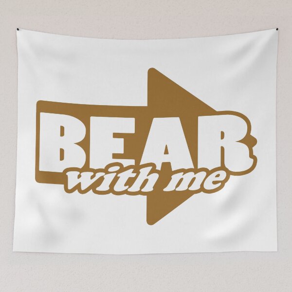 Item preview, Bear with me (brown) designed and sold by ItBearlyFits.