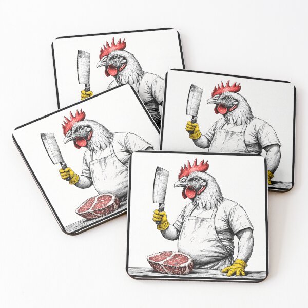 Item preview, The Butcher (Chicken Version) designed and sold by DredMuunStudios.