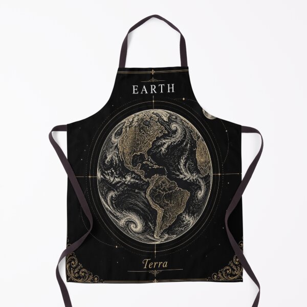 Artikelvorschau, Earth Dark Academia Astronomical Engraving entworfen und verkauft von SunnyDesign82.