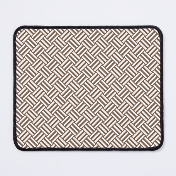 Item preview, Mocha And White Basket Weave Pattern designed and sold by pattern-archive.