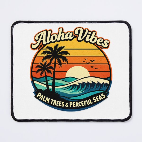 Item preview, Palm Trees & Peaceful Seas Aloha Vibes designed and sold by DPBTees70.