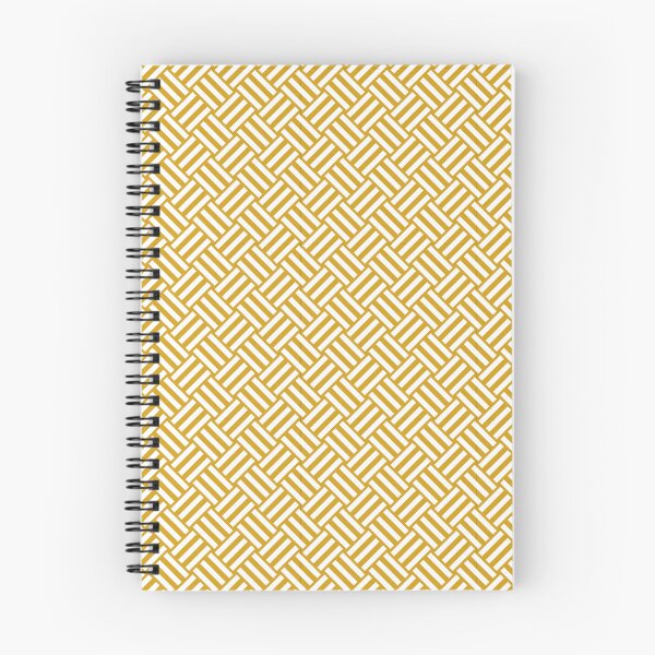 Item preview, Mustard And White Basket Weave Pattern designed and sold by pattern-archive.