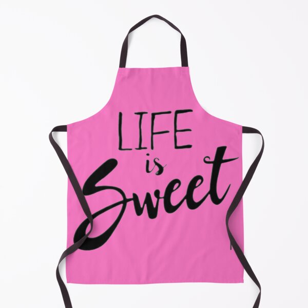 Item preview, Life Is Sweet Minimalist Black Typography - Elegant Quote Sticker designed and sold by Scro-Ciob-Shop.