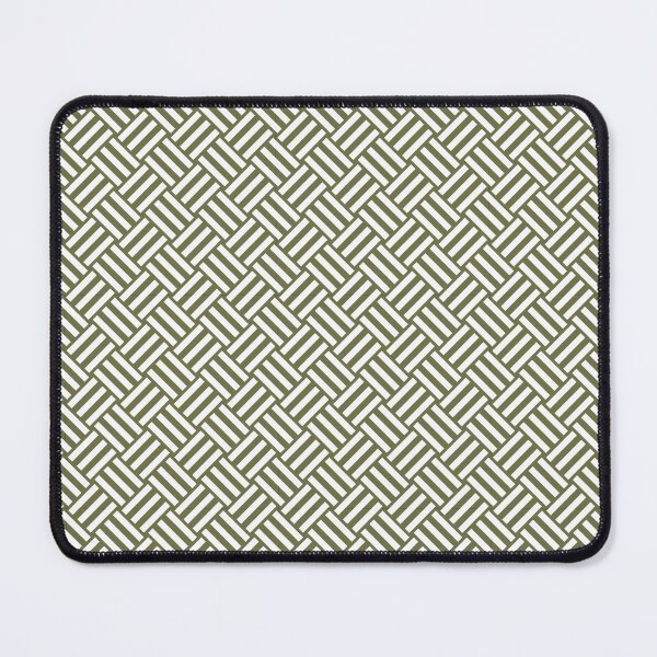 Item preview, Olive And White Basket Weave Pattern designed and sold by pattern-archive.