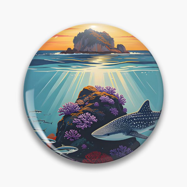 Item preview, Richelieu Rock Thailand Vintage Diving Poster designed and sold by Spirit of Siam.
