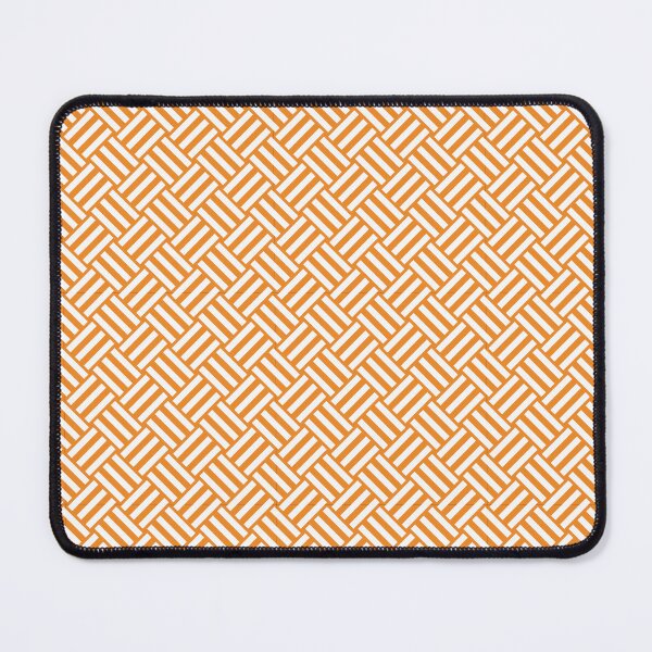 Item preview, Orange And White Basket Weave Pattern designed and sold by pattern-archive.