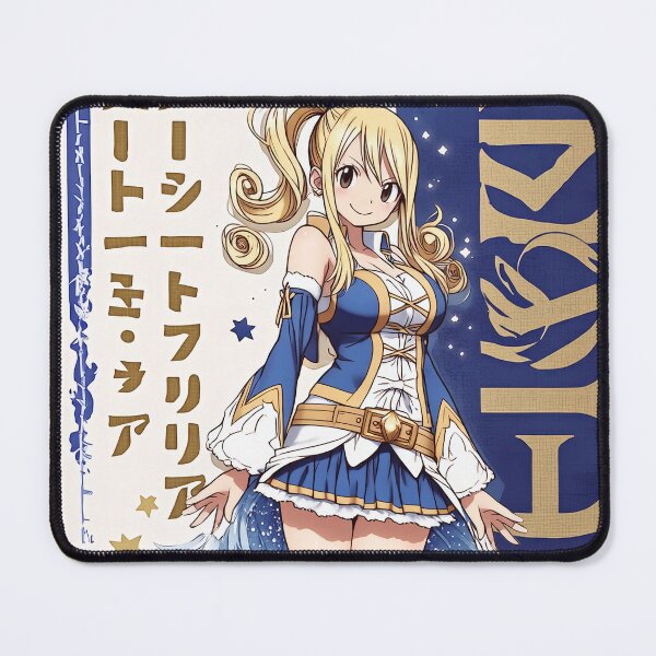 Item preview, Lucy Heartfilia Magic Poster designed and sold by AnimeArsenalPrints.