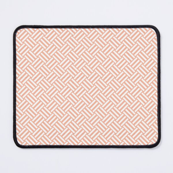 Item preview, Peach And White Basket Weave Pattern designed and sold by pattern-archive.