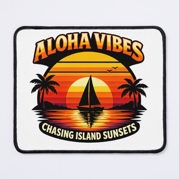Item preview, Chasing Island Sunsets Aloha Vibes designed and sold by DPBTees70.