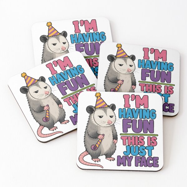 Item preview, Possum Having Fun Face designed and sold by aistrokeofart.