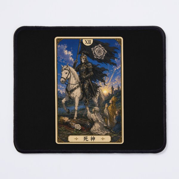 Item preview, Tarot card the death in anime style designed and sold by ProjecTees.