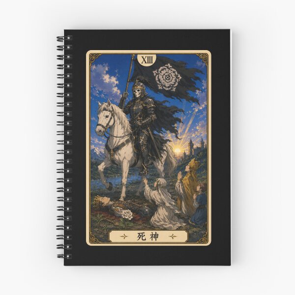 Item preview, Tarot card the death in anime style designed and sold by ProjecTees.