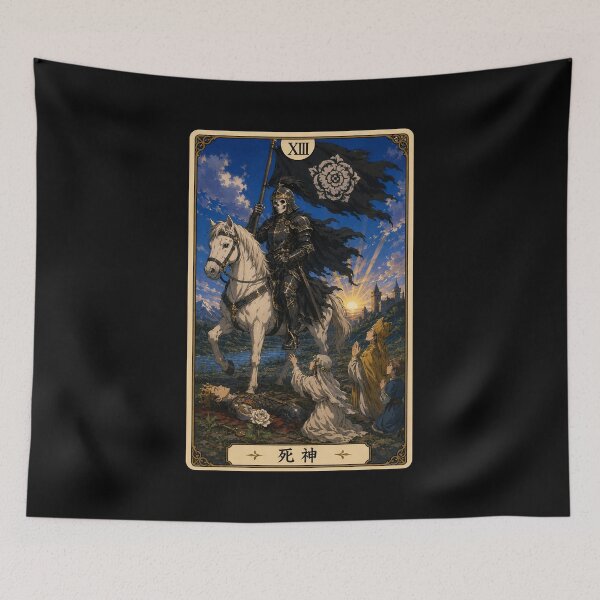 Item preview, Tarot card the death in anime style designed and sold by ProjecTees.
