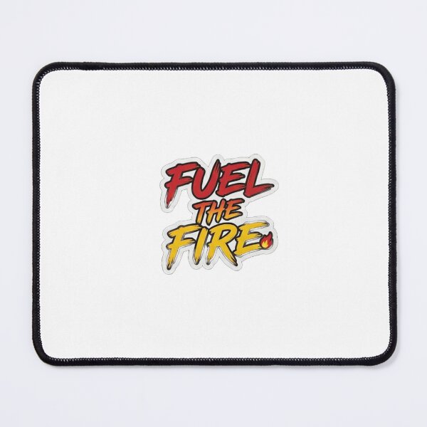 Item preview, Fuel The Fire - Motivational Gym Typography Sticker designed and sold by ArtisticShape.