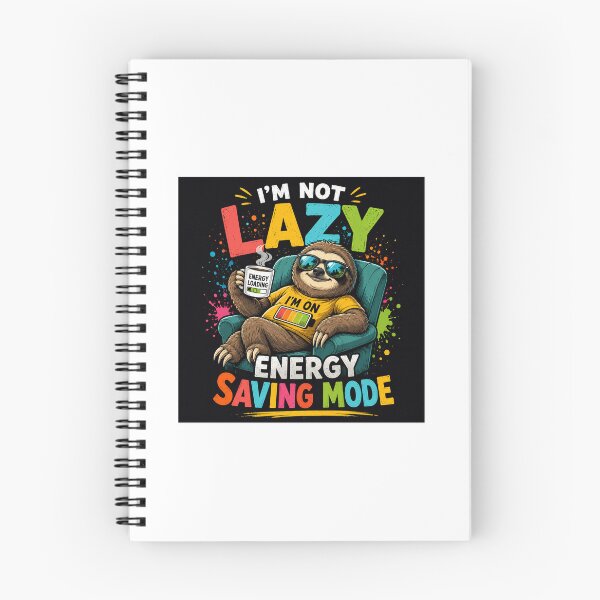 Item preview, Energy Mode On Sloth designed and sold by SLAYTHESPACE.