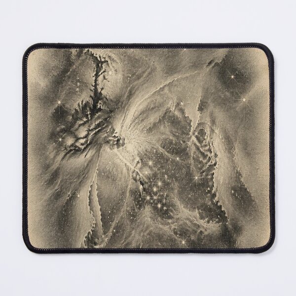 Item preview, Orion Nebula Vintage Ivory Astronomical Engraving designed and sold by SunnyDesign82.