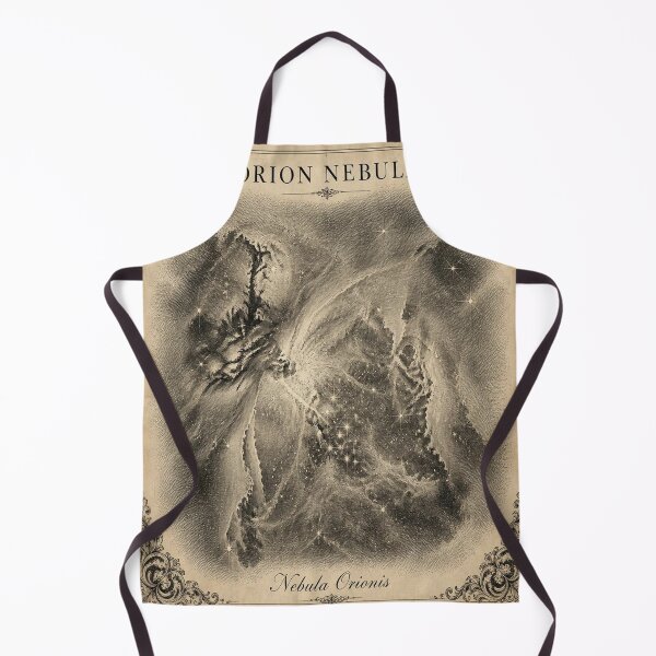Item preview, Orion Nebula Vintage Ivory Astronomical Engraving designed and sold by SunnyDesign82.