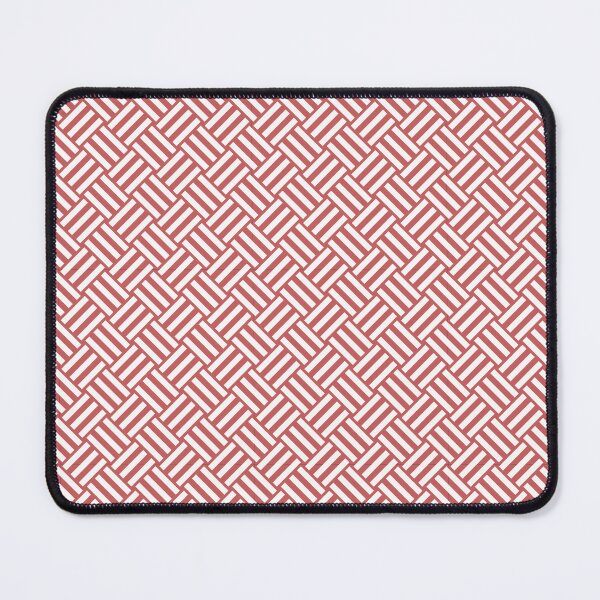 Item preview, Pastel Red And White Basket Weave Pattern designed and sold by pattern-archive.