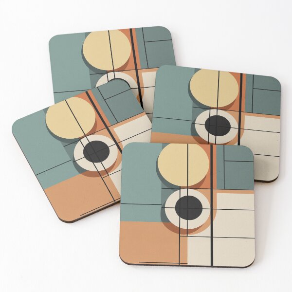 Item preview, Minimalist Geometric Circles in Earth Tones | Contemporary Abstract designed and sold by semenol.