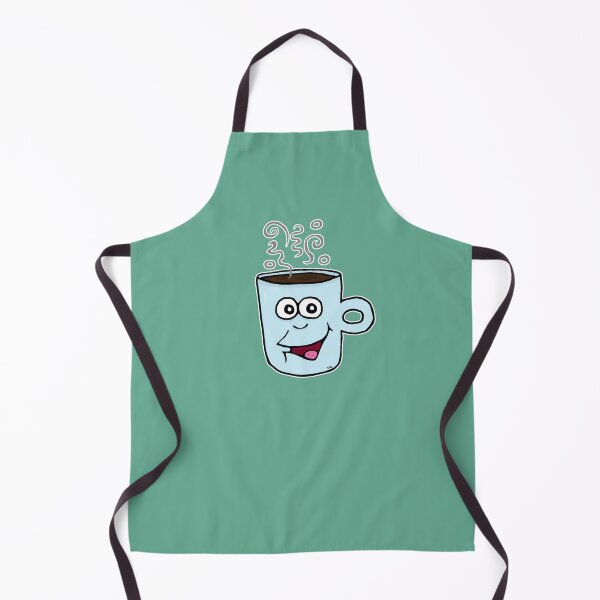 Item preview, Funny Morning Coffee Cartoon | Cute Steaming Mug Caffeine Lover Sticker designed and sold by MyxaART.