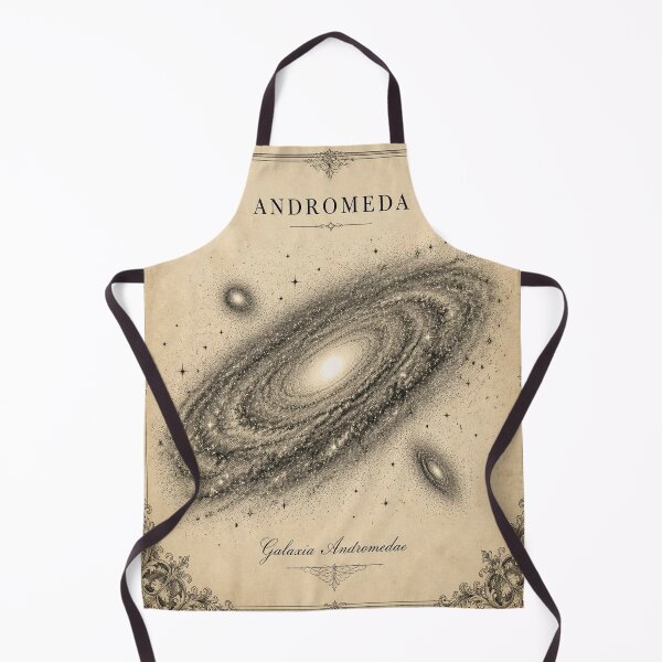 Aperçu de l'œuvre Andromeda Galaxy Vintage Ivory Astronomical Engraving créée et vendue par SunnyDesign82.