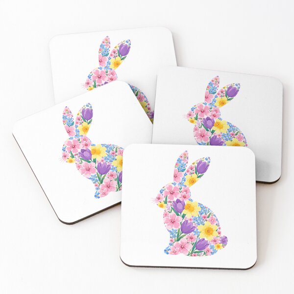 Item preview, Floral bunny designed and sold by trendspatterns.