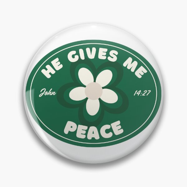 Item preview, He Gives Me Peace Green designed and sold by gnulife.