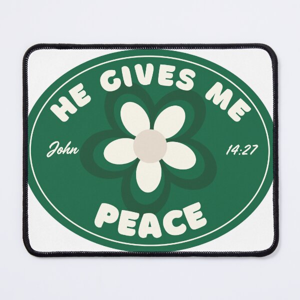 Item preview, He Gives Me Peace Green designed and sold by gnulife.