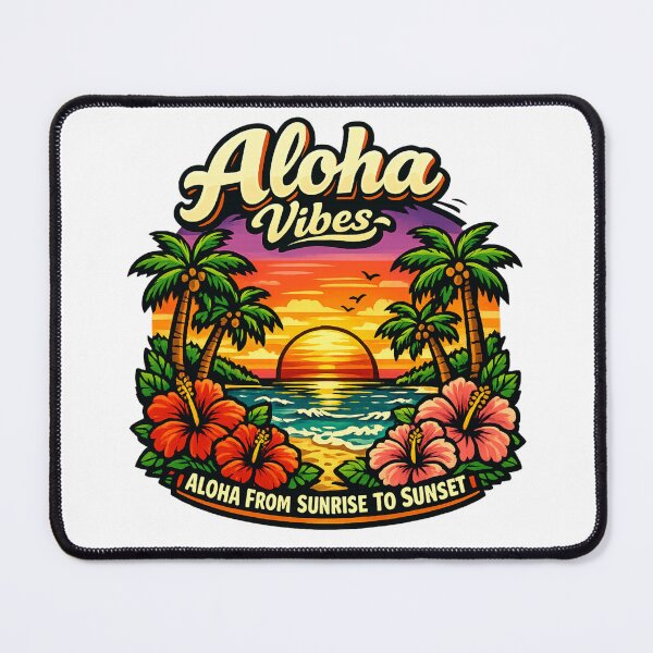 Item preview, Aloha From Sunrise To Sunset Aloha Vibes designed and sold by DPBTees70.