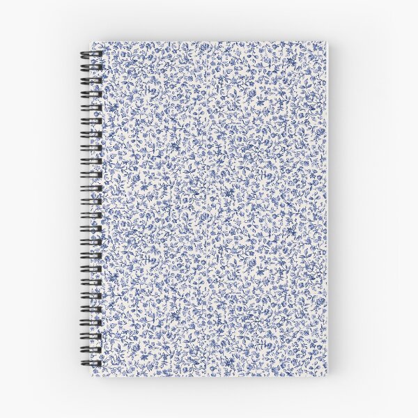 Item preview, Classic Blue and White Botanical Floral Pattern designed and sold by Cleairydelulu.