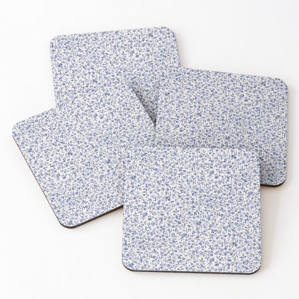 Item preview, Classic Blue and White Botanical Floral Pattern designed and sold by Cleairydelulu.