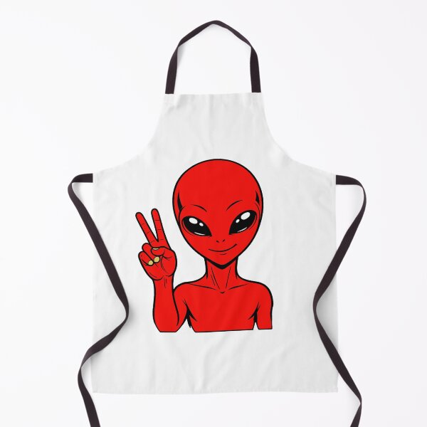 Item preview, ZORGO Alien Peace Sign – Funny Space Alien Peace Gesture Sticker designed and sold by The-Visitors.