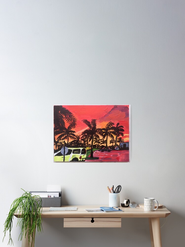Thumbnail 2 of 3, Poster, Florida Parking Lot designed and sold by msmali006.
