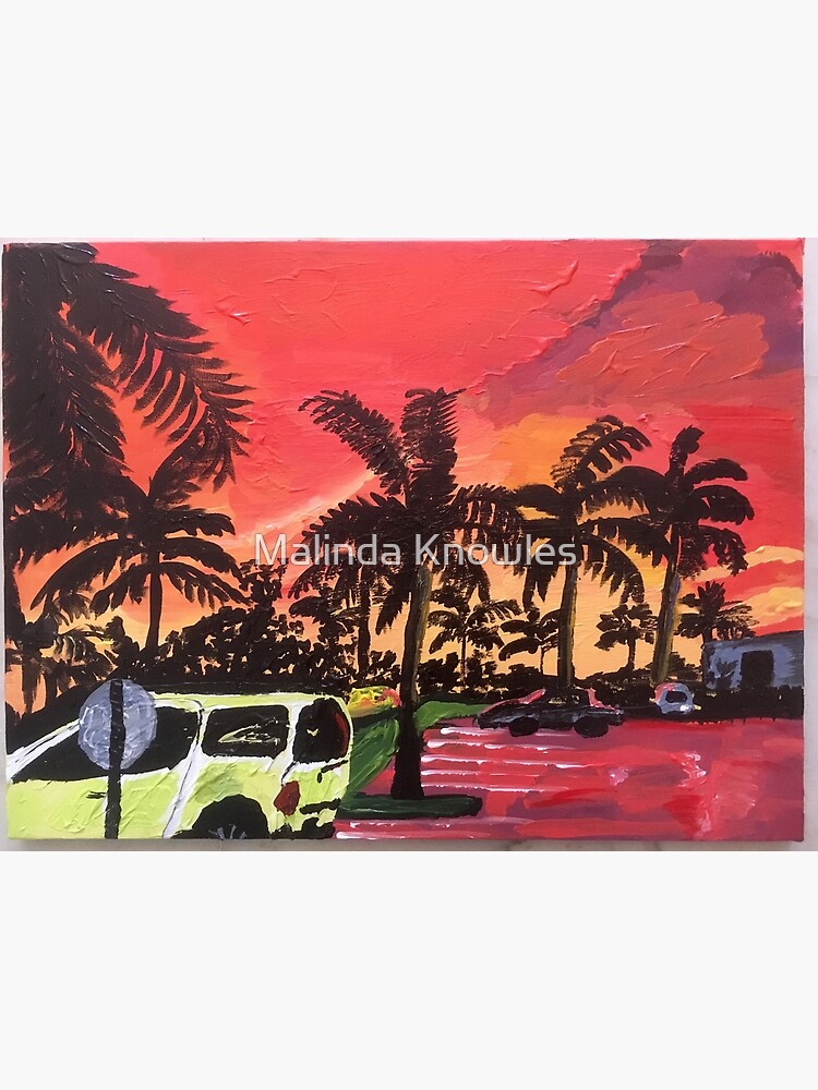 Thumbnail 2 of 2, Greeting Card, Florida Parking Lot designed and sold by msmali006.