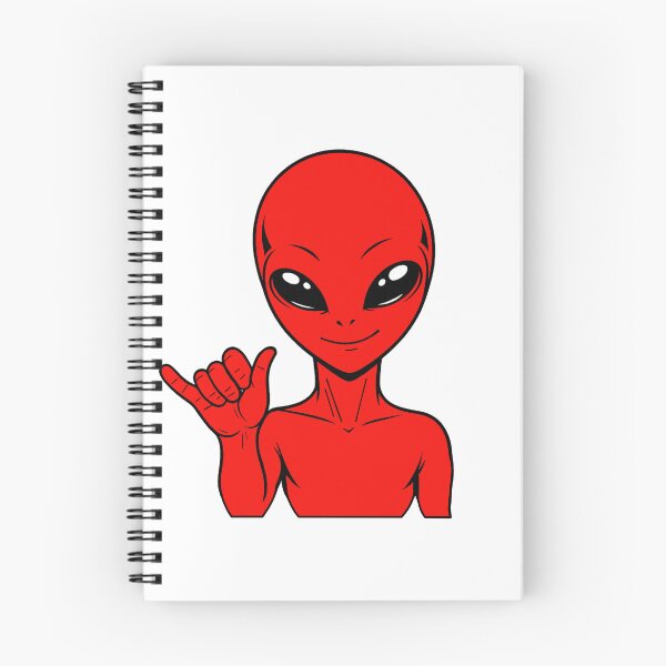 Item preview, ZORGO Alien Shaka Hand Sign – Funny Space Alien Hang Loose Sticker designed and sold by The-Visitors.
