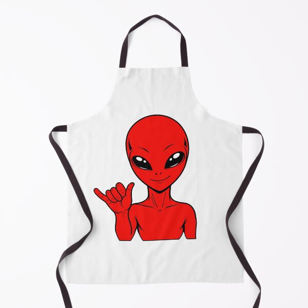 Item preview, ZORGO Alien Shaka Hand Sign – Funny Space Alien Hang Loose Sticker designed and sold by The-Visitors.