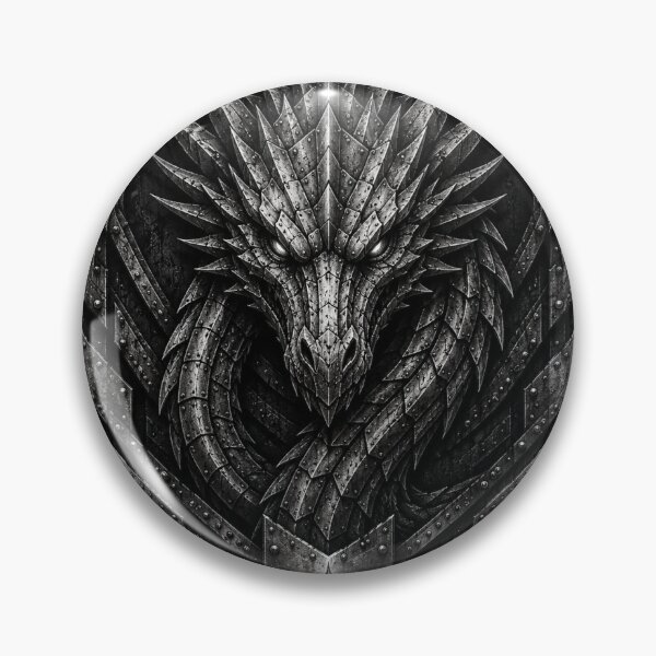Item preview, Steel Wyvern – Industrial Metal Wyvern | Cyberpunk Mechanical Fantasy Art designed and sold by SteelCoat Studio.