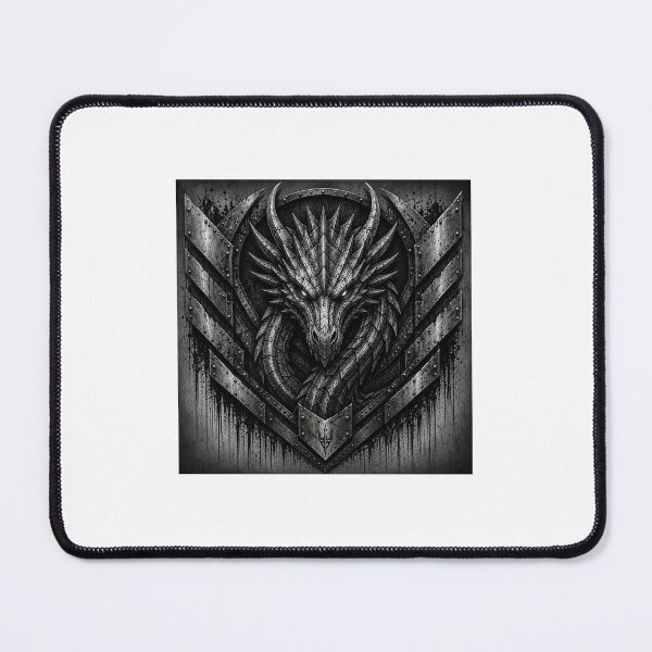 Item preview, Steel Wyvern – Industrial Metal Wyvern | Cyberpunk Mechanical Fantasy Art designed and sold by SteelCoat Studio.