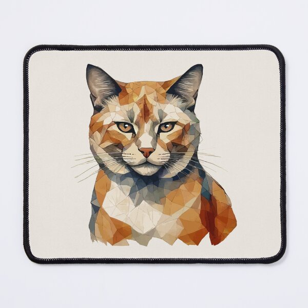 Item preview, Geometric Calico - Modern Pet Art designed and sold by Tklezardesigns.