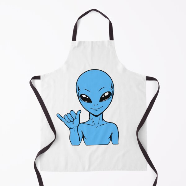 Item preview, ZORGO Alien Shaka Hand Sign – Funny Space Alien Hang Loose Sticker designed and sold by The-Visitors.
