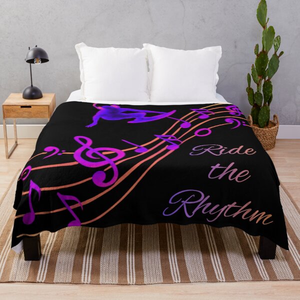 Item preview, Ride the Rhythm – Neon Music Lover Design | Festival DJ Surf Aesthetic | Colorful Music Notes Graphic designed and sold by VariusDesigns.