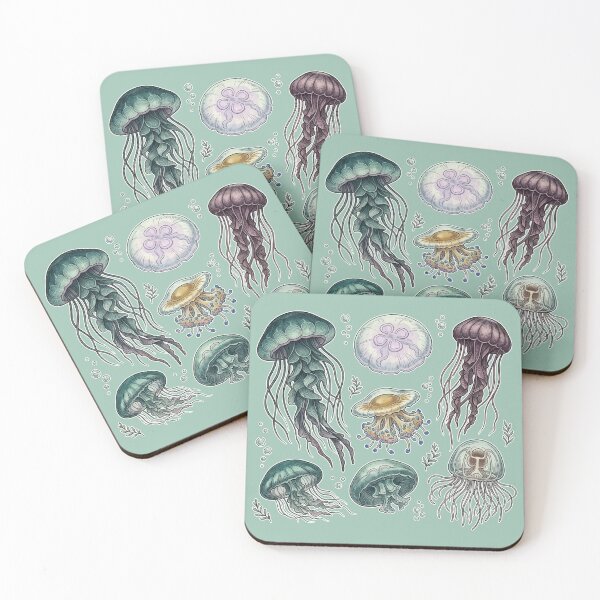 Item preview, Jellyfish illustration designed and sold by snoWorkshop.