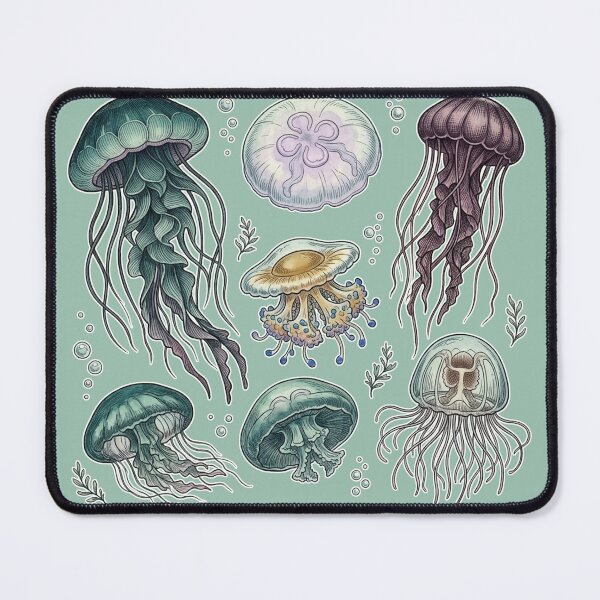 Item preview, Jellyfish illustration designed and sold by snoWorkshop.