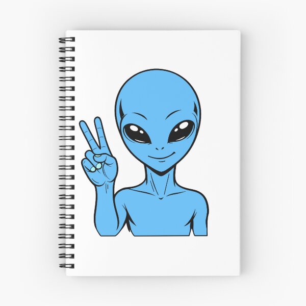 Item preview, ZORGO Alien Peace Sign – Funny Space Alien Peace Gesture Sticker designed and sold by The-Visitors.